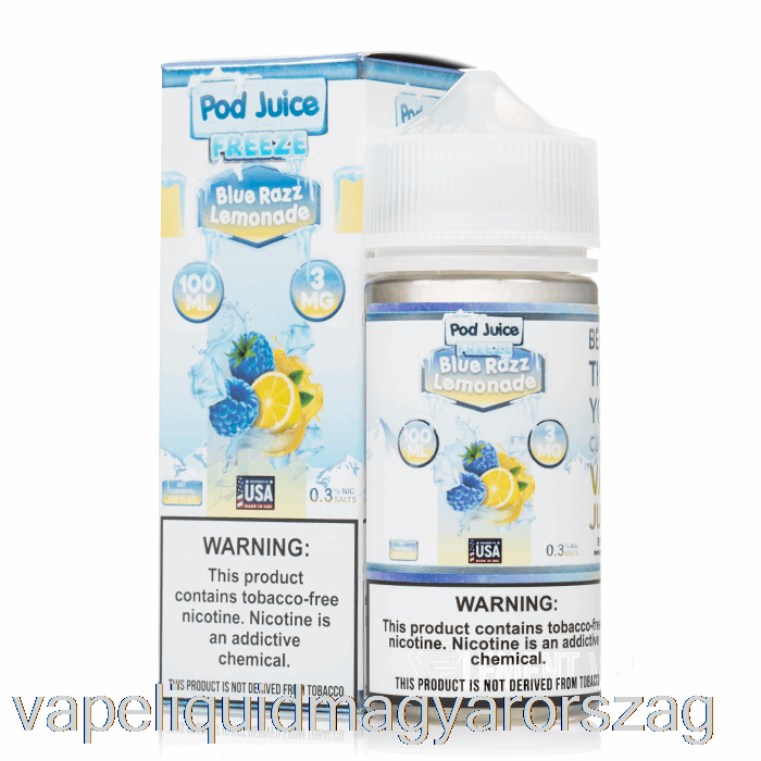 Fagyasztható Kék Razz Limonádé - ​​hüvelylé - 100 Ml 12 Mg-os Vape Toll